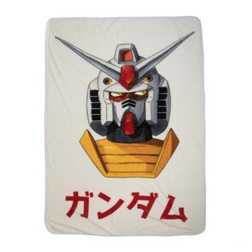 Gundam Original Fleece Throw Blanket - BUCKET POPCORN